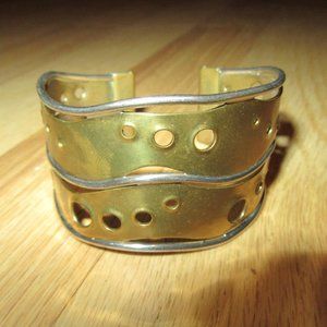 RLM STUDIO/ROBERT LEE MORRIS/CUFF/BRACELET/STERLING/BRASS!